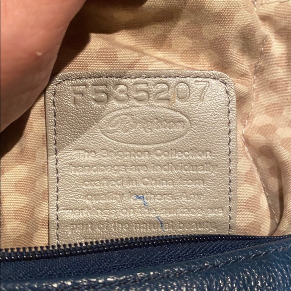 Brighton Hobo Leather Teal/Blue with braided leather strap Shoulder Bag - Picture 12 of 12